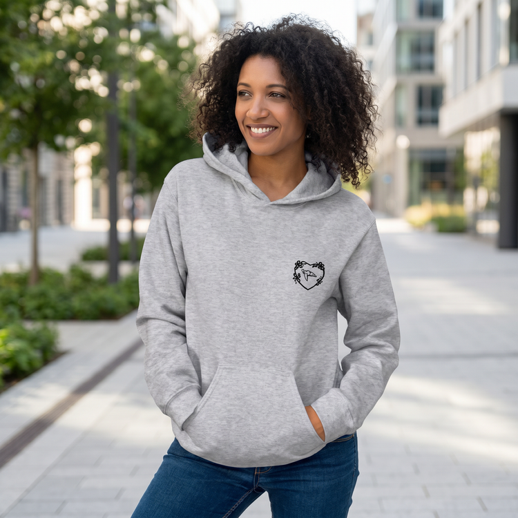 Generated lifestyle image for Unisex Hoodie Bestickt - Baumwolle Kapuzenpullover S-5XL
