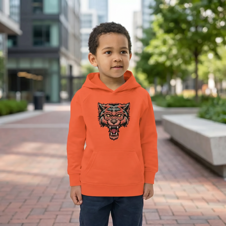 Kinder-Hoodie mit Werwolf-Druck, unisex Halloween Kapuzenpullover für Jungen und Mädchen, 4-12 Jahre, BUYATHOME24