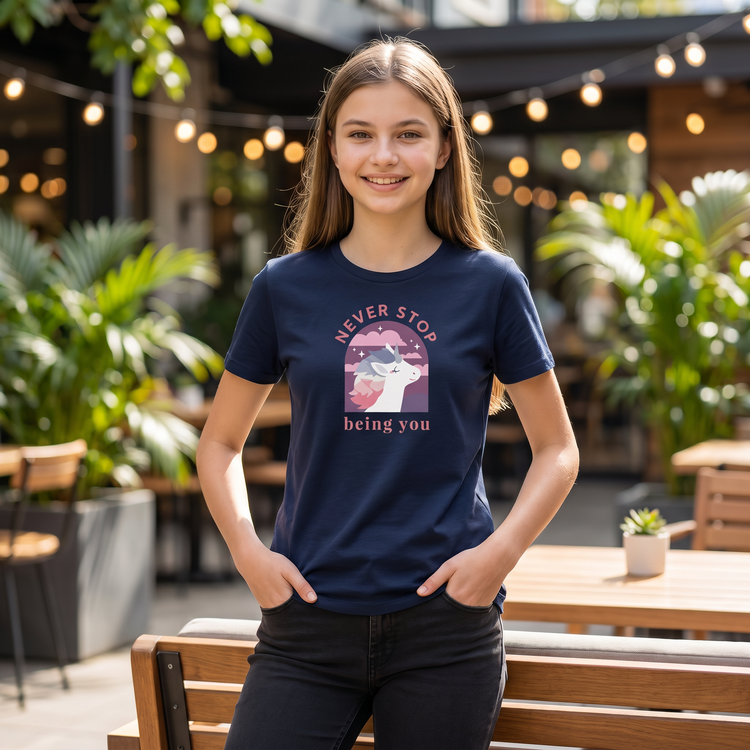 Unisex Einhorn T-Shirt mit Unicorn-Design, Kurzarm, für Kinder 3-14 Jahre, grafisches Motiv, von BUYATHOME24