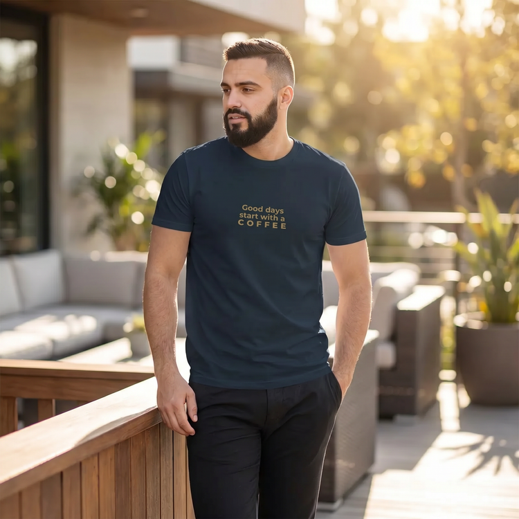 Grafik Unisex T-Shirt kurzarm aus Baumwolle, Rundhals, in XS bis 3XL, mit auffälligem Druck, von BUYATHOME24