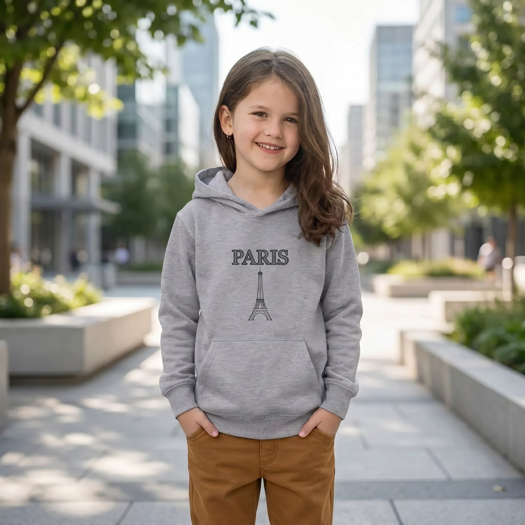 Generated lifestyle image for Kinder Kapuzenpullover aus Baumwolle, Hoodie für 4-12 Jahre