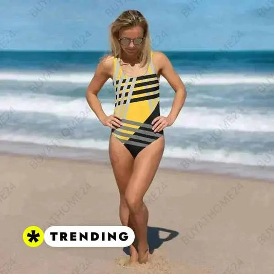 • Badebekleidung I Damen Badeanzug XS, S, M, L, XL, 2XL, 3XL BUYATHOME24®