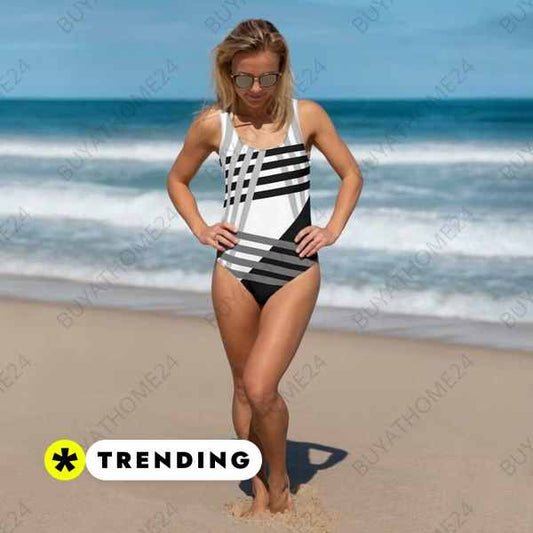 ▻ Badebekleidung I Damen Badeanzug XS, S, M, L, XL, 2XL, 3XL BUYATHOME24®