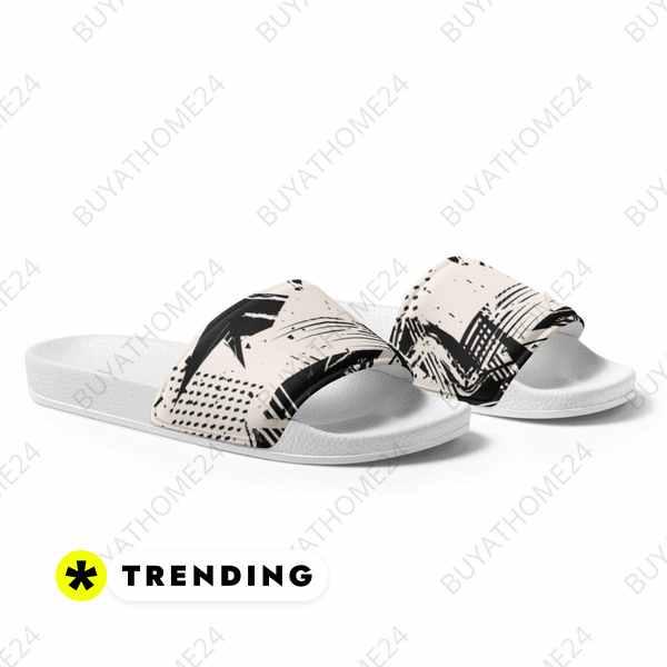 Damen- und Mädchen-Badeschlappen aus Kunstleder in Größe 36-44 von BUYATHOME24, bequeme Sandalen für den Sommer.
