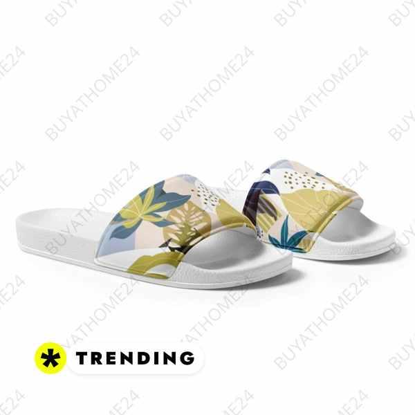 Damen Badeschlappen von BUYATHOME24 in Größe 36-44, leichte Badeschuhe mit Fußbett, bequemes Strand- und Badelatschen-Design
