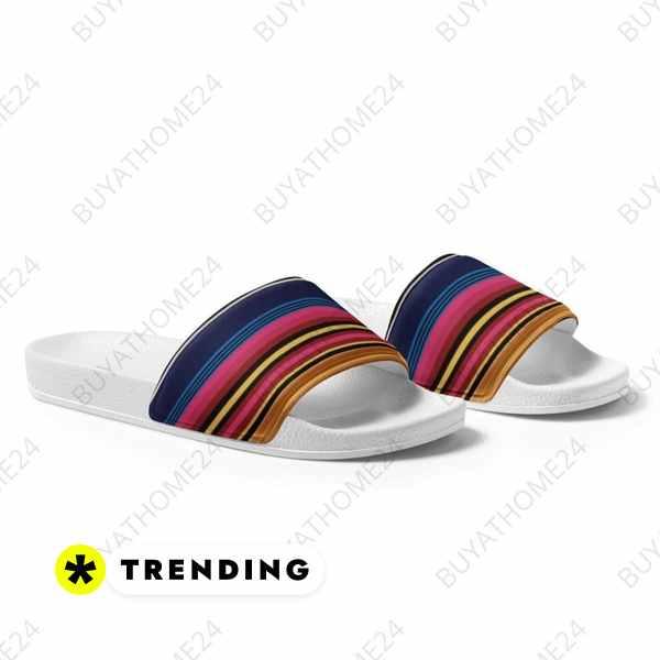 Damen Badeschlappen mit PU-Sohle in Größe 36-44 von BUYATHOME24, bedruckbar, bequeme Sandalen für den Sommer.