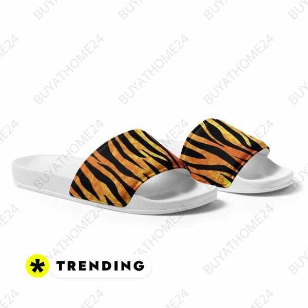 Damen Badeschlappen aus Kunstleder von BUYATHOME24, gepolstert, in Größe 36-44, bequemes Schuhwerk für den Sommer.