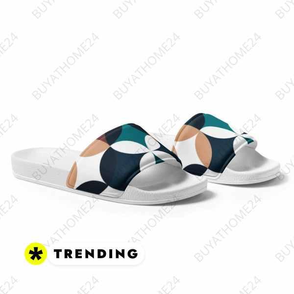 Damen- und Mädchen-Badeschlappen aus Kunstleder in Größe 36-44 von BUYATHOME24, bequeme Sandalen für den Sommer