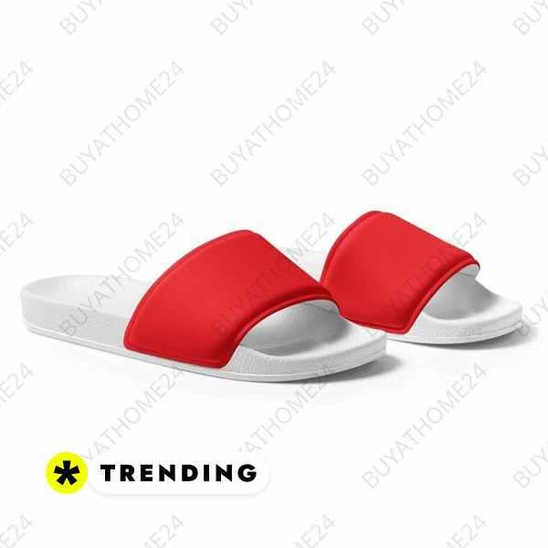 Damen- und Mädchen-Badeschlappen aus Kunstleder in Größe 36-44, bequemer Slip-on-Schuh für den Strand oder das Bad.
