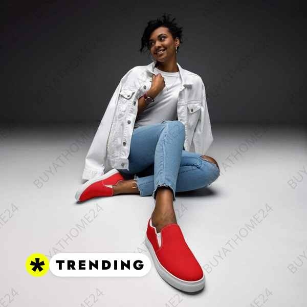 • Halbschuhe I Sneaker Damen Canvas Slipper 35 - 44 Textildruck BUYATHOME24, T-Shirts BUYATHOME24, Hoodies BUYATHOME24, Hosen BUYATHOME24, Jacken BUYATHOME24, Schuhe BUYATHOME24