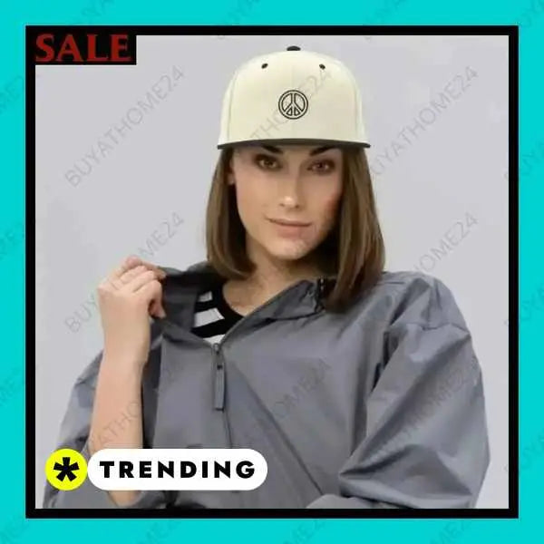 • Hip-Hop Rapper Cap I Herren & Damen Snapback Cap 51 cm - 60 cm - BUYATHOME24