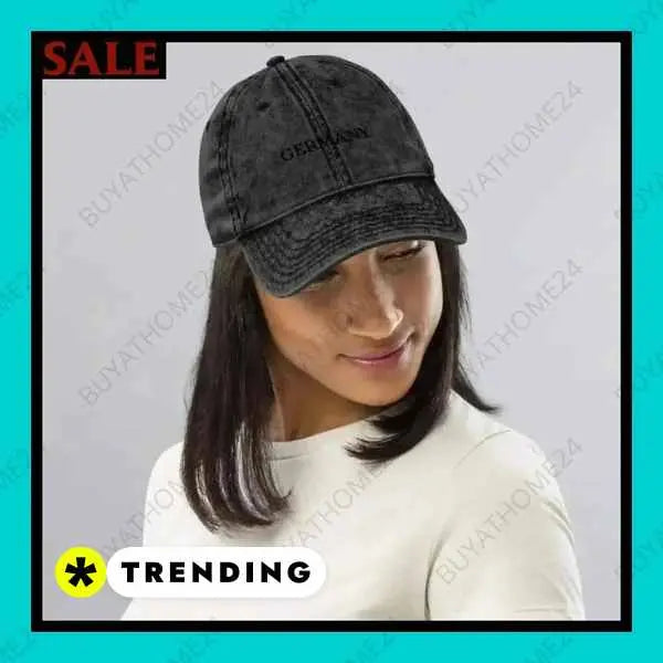• Jeans Baseball Cap I Herren & Damen Vintage Cap 47 cm - 59 cm - BUYATHOME24
