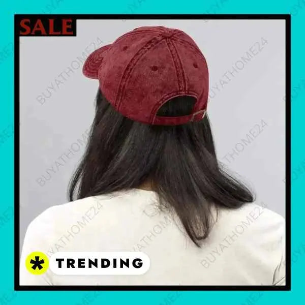 • Jeans Baseball Cap I Herren & Damen Vintage Cap 47 cm - 59 cm - BUYATHOME24