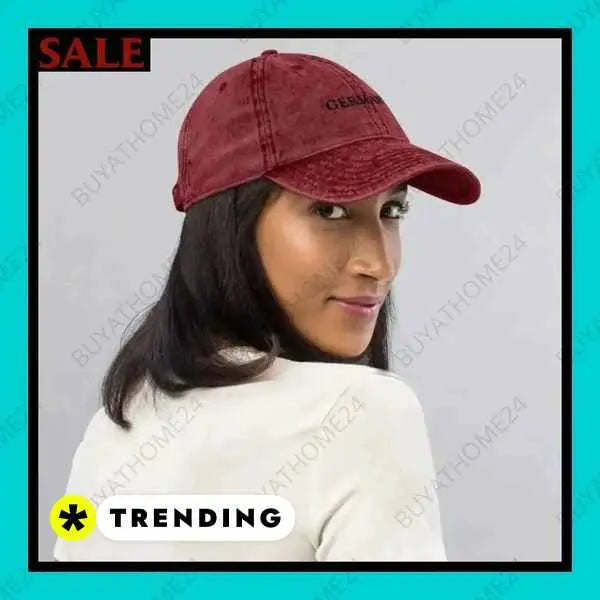 • Jeans Baseball Cap I Herren & Damen Vintage Cap 47 cm - 59 cm - BUYATHOME24