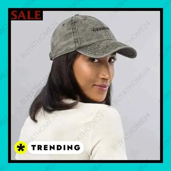 • Jeans Baseball Cap I Herren & Damen Vintage Cap 47 cm - 59 cm - BUYATHOME24