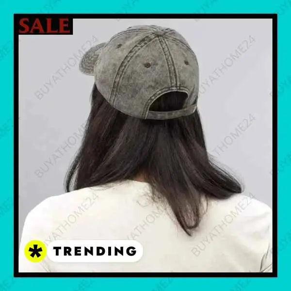 • Jeans Baseball Cap I Herren & Damen Vintage Cap 47 cm - 59 cm - BUYATHOME24