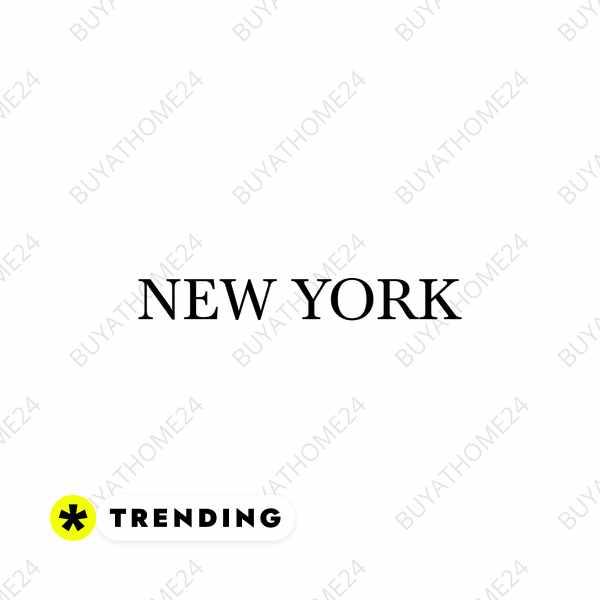 NEWYORKschwarz - BUYATHOME24®