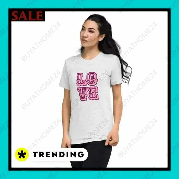 • Rundhalsshirts I Damen Kurzarm T-Shirt XS - 4XL - BUYATHOME24