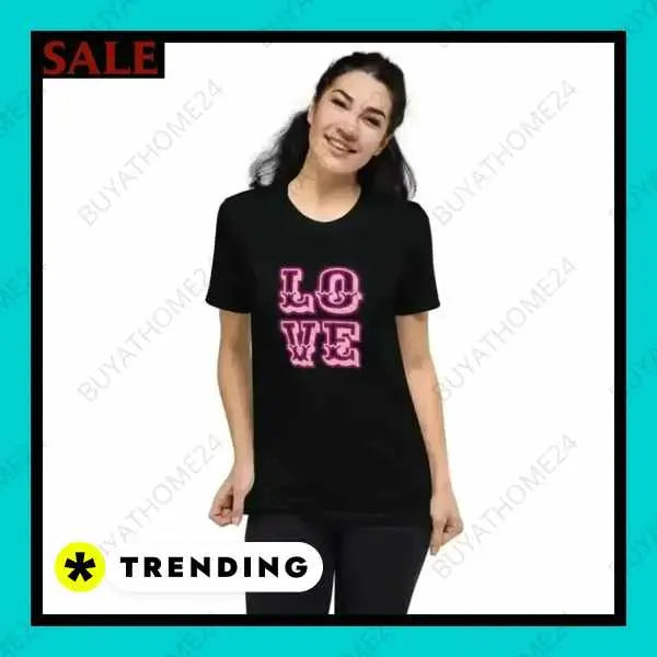 • Rundhalsshirts I Damen Kurzarm T-Shirt XS - 4XL - BUYATHOME24