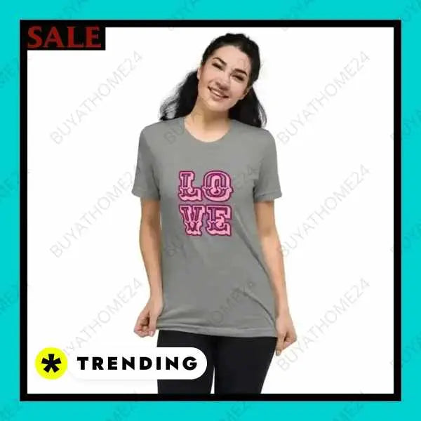 • Rundhalsshirts I Damen Kurzarm T-Shirt XS - 4XL - BUYATHOME24