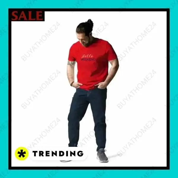 • Rundhalsshirts I Herren & Damen T-Shirt S, M, L, XL, 2XL - BUYATHOME24