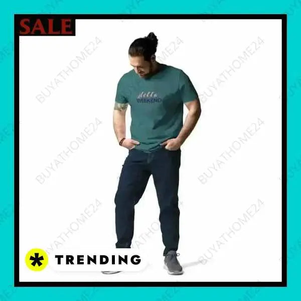 • Rundhalsshirts I Herren & Damen T-Shirt S, M, L, XL, 2XL - BUYATHOME24