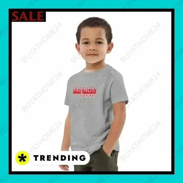 • Rundhalsshirts I Kurzarm Kinder T-Shirt 3-14 Jahre - BUYATHOME24