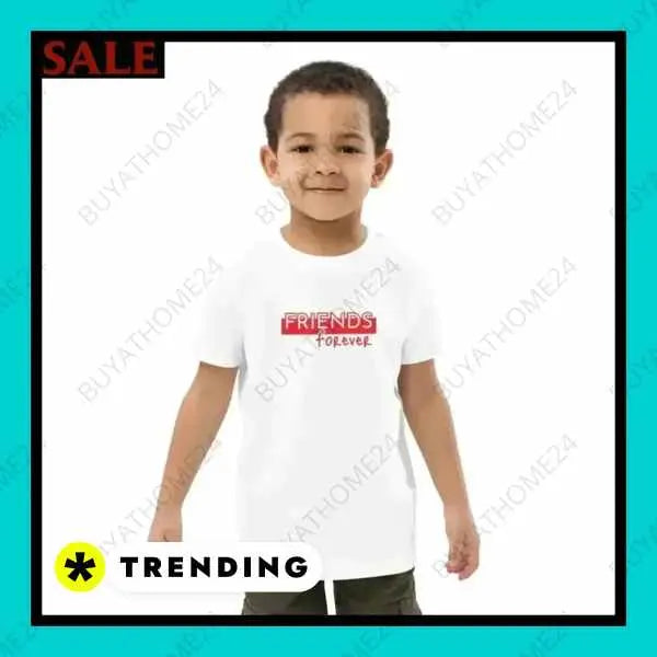 • Rundhalsshirts I Kurzarm Kinder T-Shirt 3-14 Jahre - BUYATHOME24
