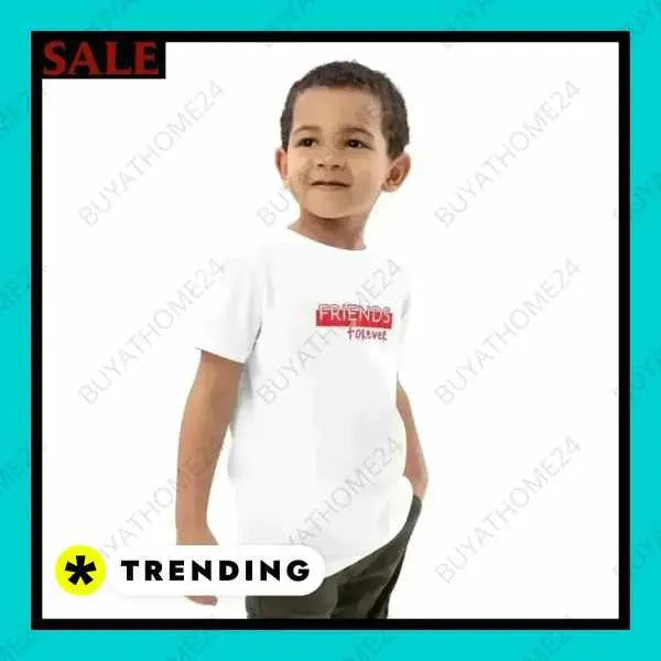 • Rundhalsshirts I Kurzarm Kinder T-Shirt 3-14 Jahre - BUYATHOME24