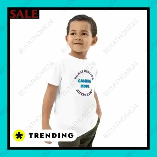 • Rundhalsshirts I Kurzarm Kinder T-Shirt 3-14 Jahre - BUYATHOME24