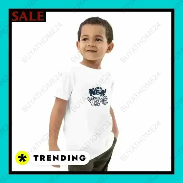 • Rundhalsshirts I Kurzarm Kinder T-Shirt 3-14 Jahre - BUYATHOME24