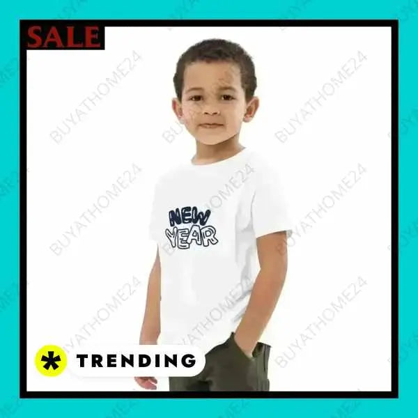 • Rundhalsshirts I Kurzarm Kinder T-Shirt 3-14 Jahre - BUYATHOME24