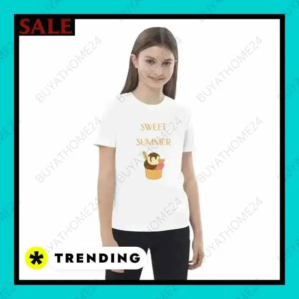 • Rundhalsshirts I Kurzarm Kinder T-Shirt 3-14 Jahre - BUYATHOME24