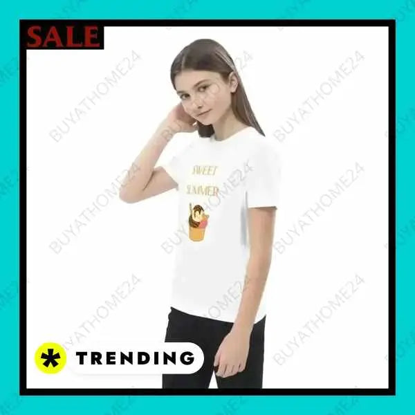 • Rundhalsshirts I Kurzarm Kinder T-Shirt 3-14 Jahre - BUYATHOME24