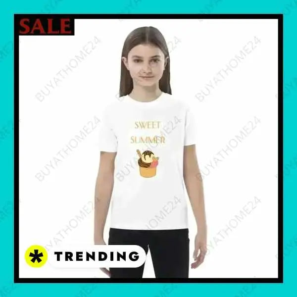 • Rundhalsshirts I Kurzarm Kinder T-Shirt 3-14 Jahre - BUYATHOME24