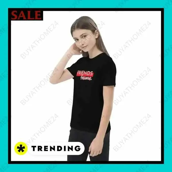 • Rundhalsshirts I Kurzarm Kinder T-Shirt 3-14 Jahre - BUYATHOME24