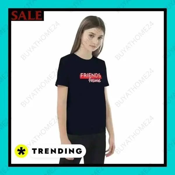 • Rundhalsshirts I Kurzarm Kinder T-Shirt 3-14 Jahre - BUYATHOME24
