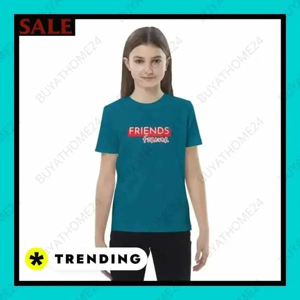 • Rundhalsshirts I Kurzarm Kinder T-Shirt 3-14 Jahre - BUYATHOME24