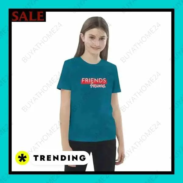 • Rundhalsshirts I Kurzarm Kinder T-Shirt 3-14 Jahre - BUYATHOME24