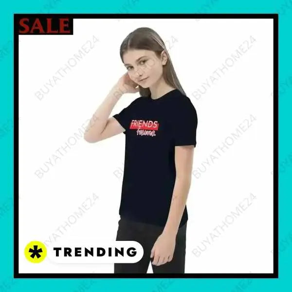 • Rundhalsshirts I Kurzarm Kinder T-Shirt 3-14 Jahre - BUYATHOME24