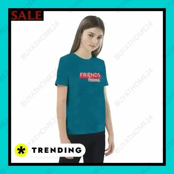• Rundhalsshirts I Kurzarm Kinder T-Shirt 3-14 Jahre - BUYATHOME24