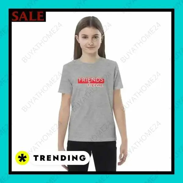 • Rundhalsshirts I Kurzarm Kinder T-Shirt 3-14 Jahre - BUYATHOME24