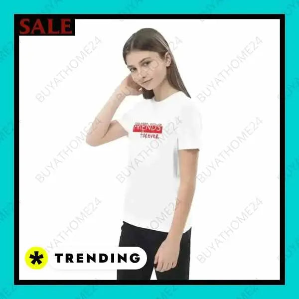 • Rundhalsshirts I Kurzarm Kinder T-Shirt 3-14 Jahre - BUYATHOME24
