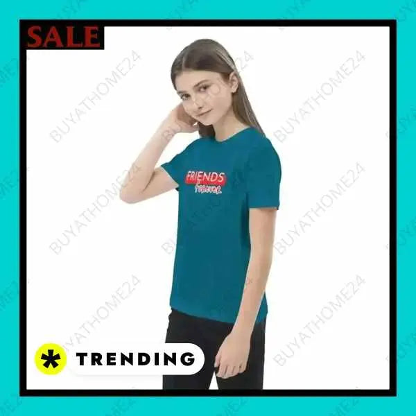• Rundhalsshirts I Kurzarm Kinder T-Shirt 3-14 Jahre - BUYATHOME24
