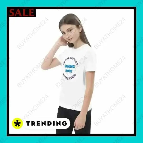 • Rundhalsshirts I Kurzarm Kinder T-Shirt 3-14 Jahre - BUYATHOME24