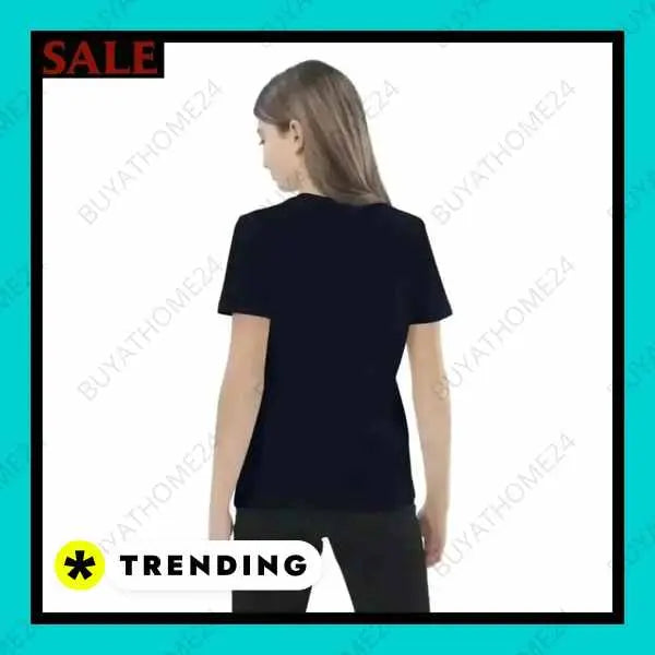 • Rundhalsshirts I Kurzarm Kinder T-Shirt 3-14 Jahre - BUYATHOME24
