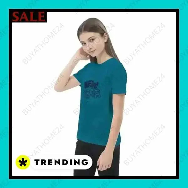 • Rundhalsshirts I Kurzarm Kinder T-Shirt 3-14 Jahre - BUYATHOME24
