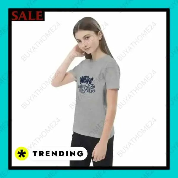 • Rundhalsshirts I Kurzarm Kinder T-Shirt 3-14 Jahre - BUYATHOME24