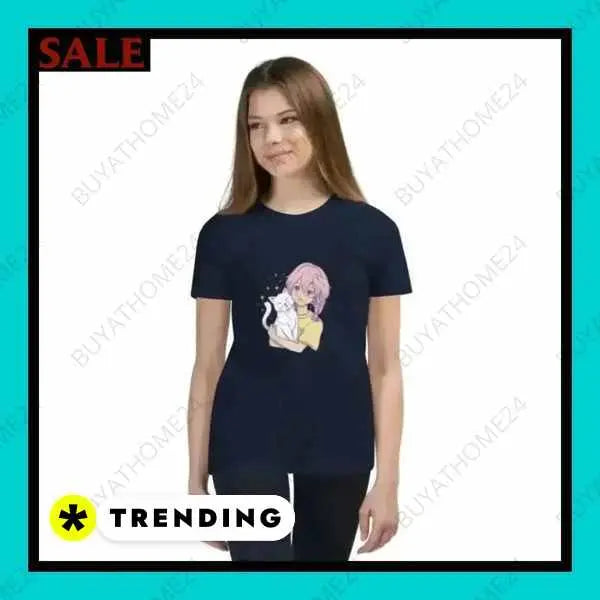 • Rundhalsshirts I Kurzarm Kinder T-Shirt S, M, L, XL - BUYATHOME24