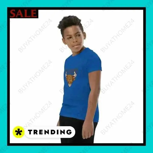 • Rundhalsshirts I Kurzarm Kinder T-Shirt S, M, L, XL - BUYATHOME24